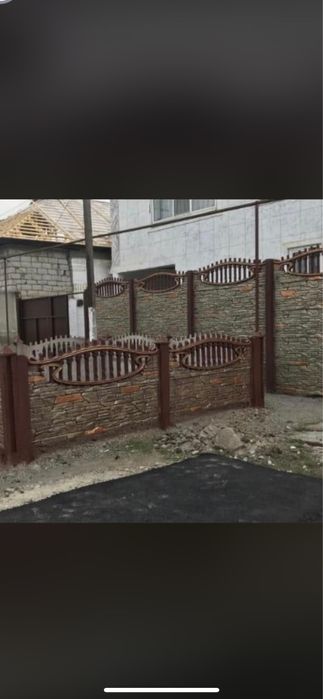 Установка евро забор