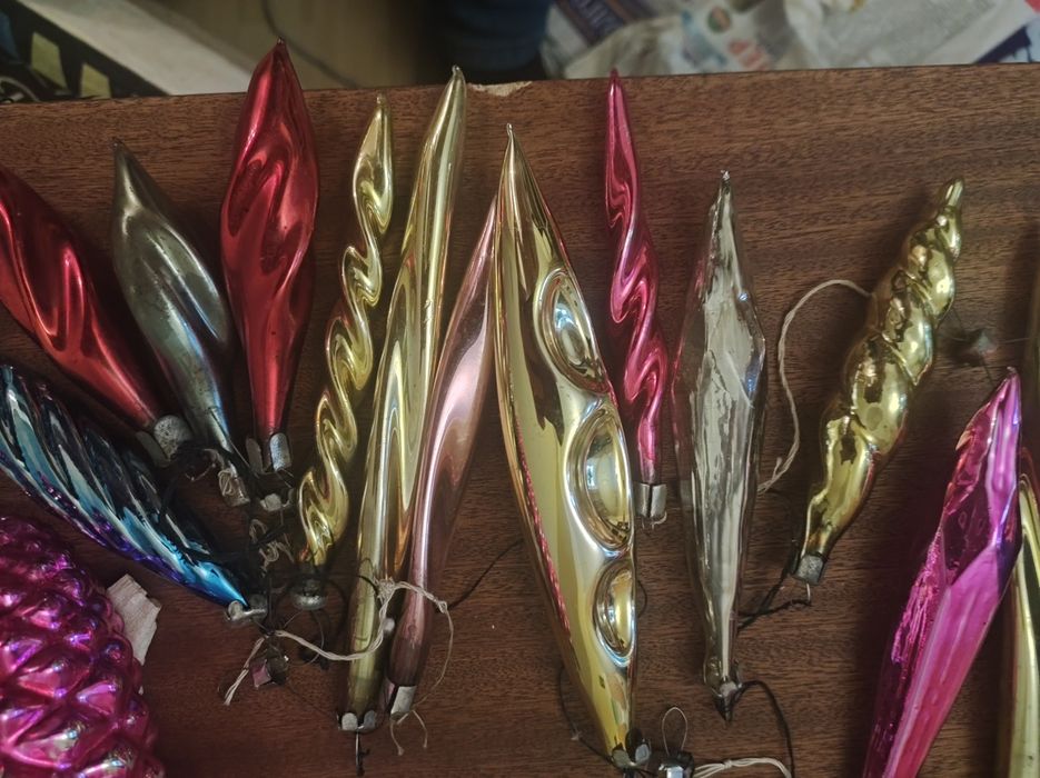 Ёлочные новогодние игрушки СССР