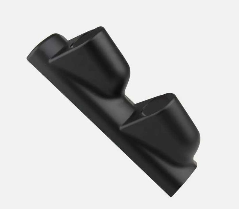 Стойка за 2 измервателни уреди за колона- Черна