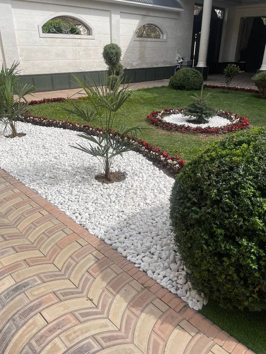 Белые камень для Ландшафтный От производителей