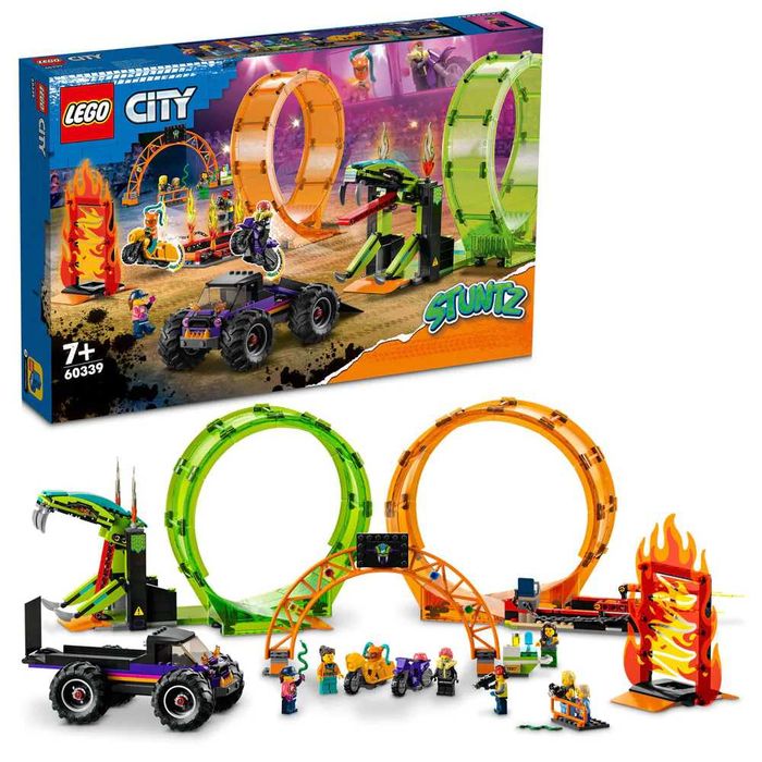 LEGO City Арена за каскади с два лупинга 60339 Лего