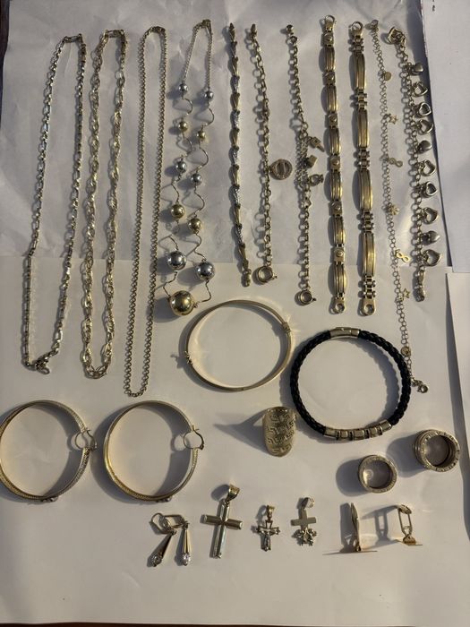 Bijuterii din aur de 14ka lanturi brarari inele