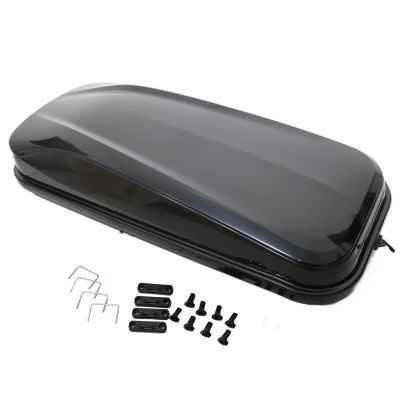 Автобокс Junior Easy 180x78x40cm с 85 mm крепежи, с ключ, 430Л черен