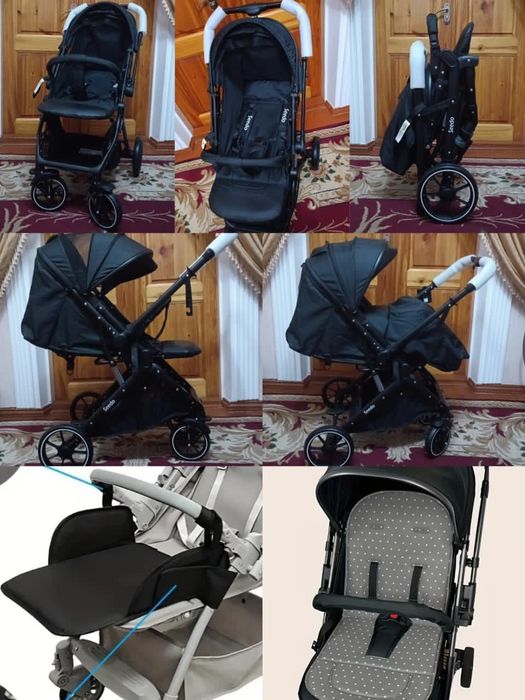 Прогулочная коляска ЗИМА/ЛЕТО с перекидной ручкой от Seedo GlideX Prem