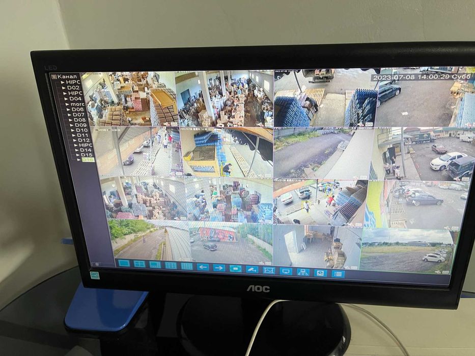 Видеонаблюдения комплект с установкой камера видеорегистратор