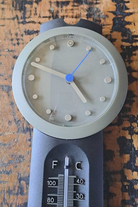 часовник стенен с термометър Хенкелс Henkels  Германия