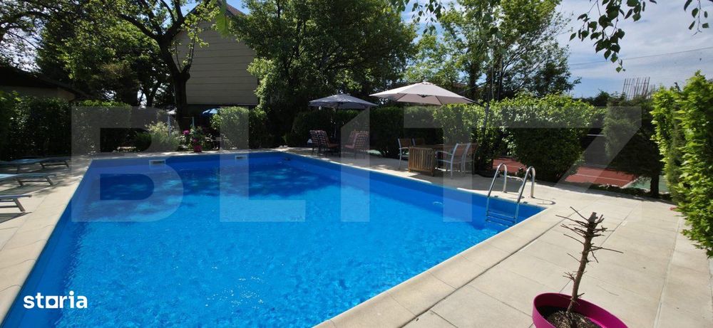 Proprietate Exclusivista: 2 Case, Piscina si Teren de Tenis pe 3833 mp