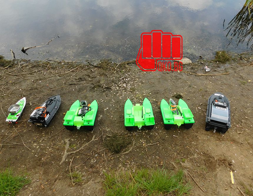 лодка за захранка, GPS +17 или 9 позиции + Сонар 0,5км