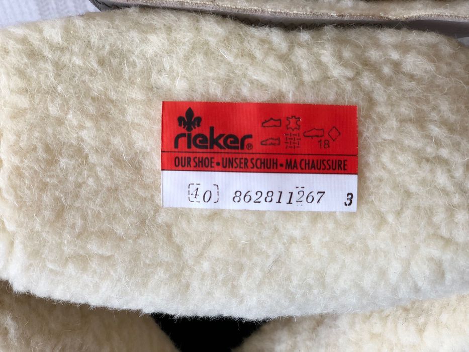 Сапоги Rieker, зимние новые