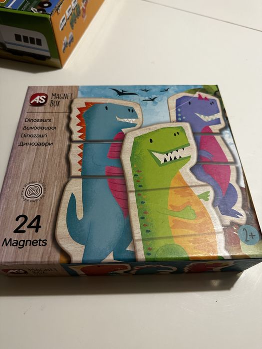 Puzzle magnetic 2 ani+ - Dinozauri