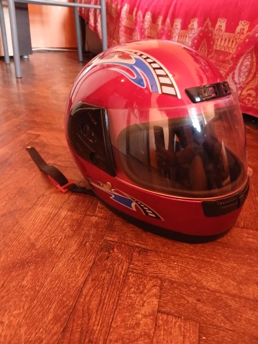 Casca moto roșie