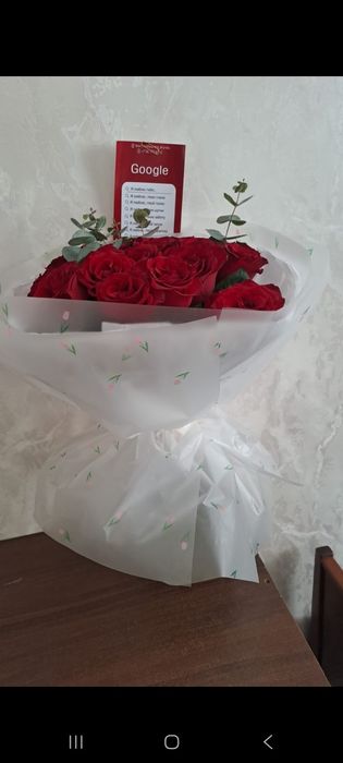 Цветы роза. Бүгін келген