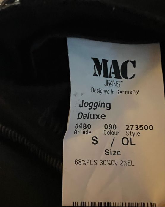 Pantaloni MAC Jogging Deluxe negri