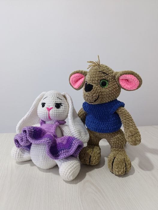 Вязаные игрушки крючком, амигуруми