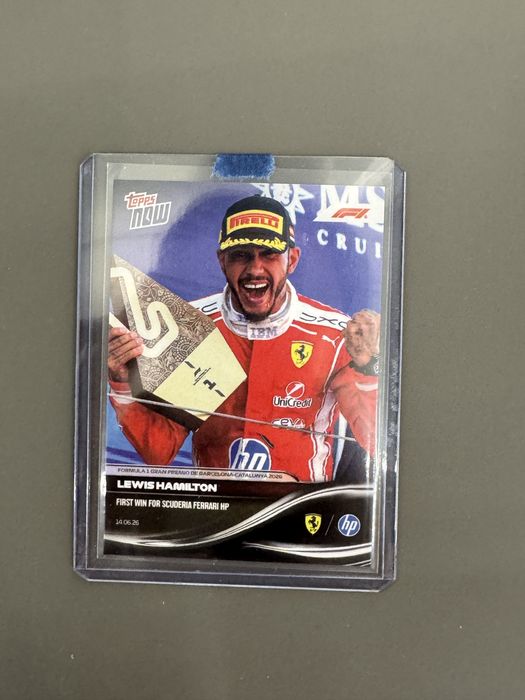 Lewis Hamilton Topps First F1 Win with Ferrari 14.06.26