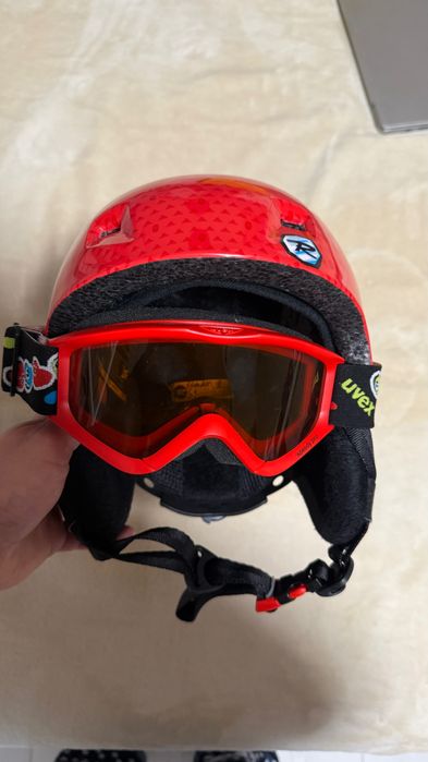 Ски Каска с маска на Росиньол 52-54см