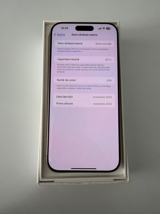 Iphone 16 pro max/92% gold