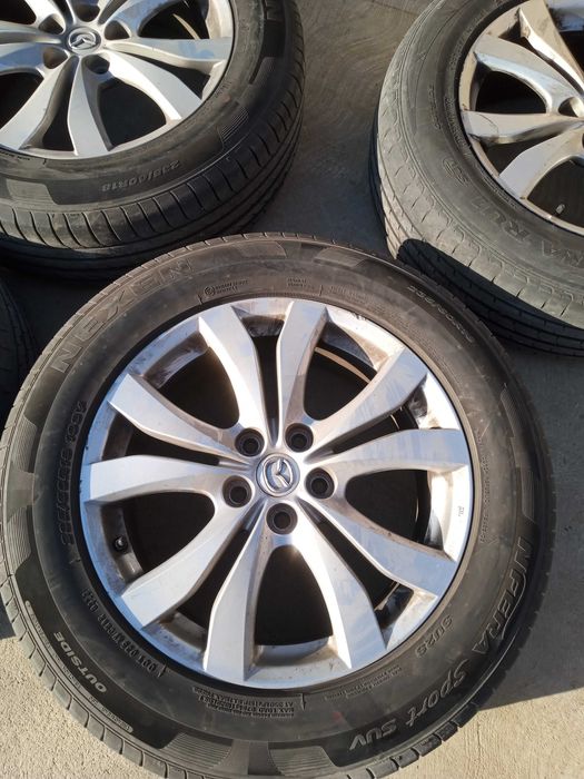Jante aliaj+cauciucuri de vara pentru Mazda cx7