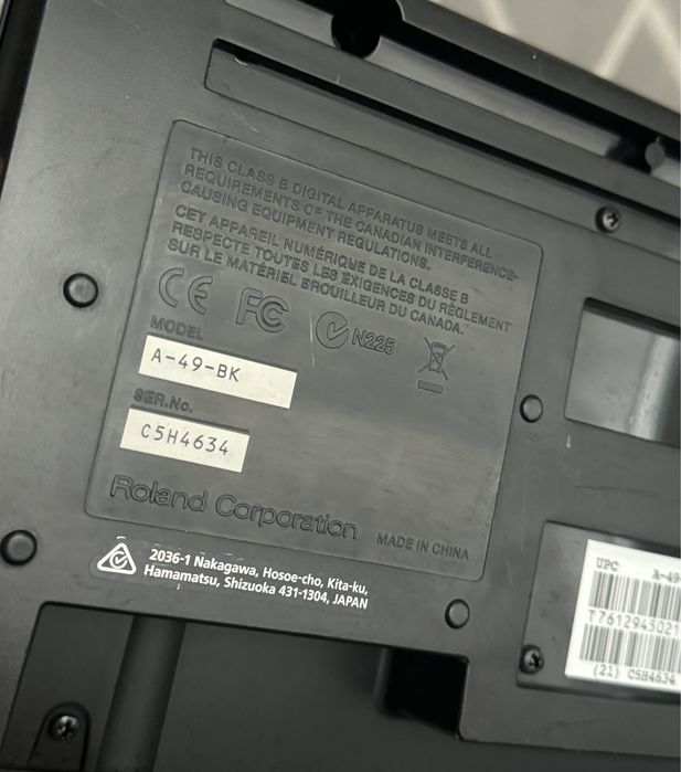 Roland A-49 USB Midi