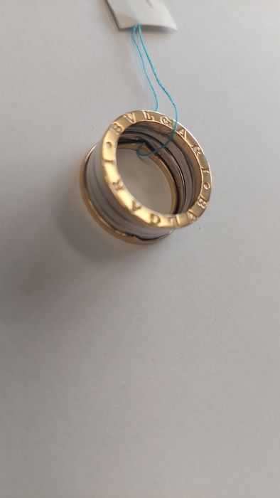 Златен Пръстен BVLGARI НОВ 7.08гр  14к размер 13-53