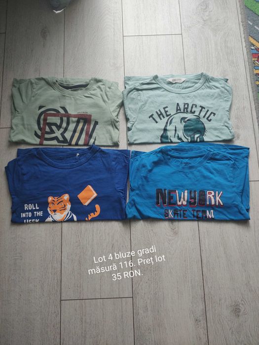 Lot bluze gradi pentru băieți,măsură 116