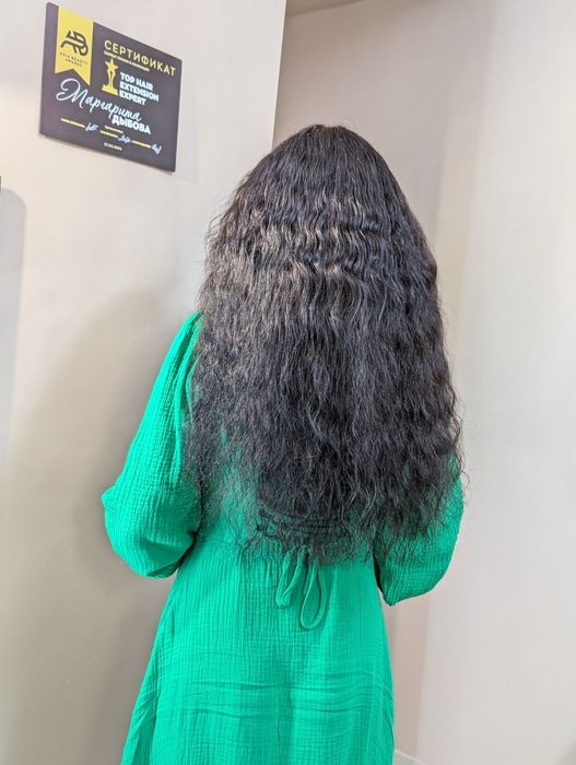 Холодное (испанское) наращивание волос