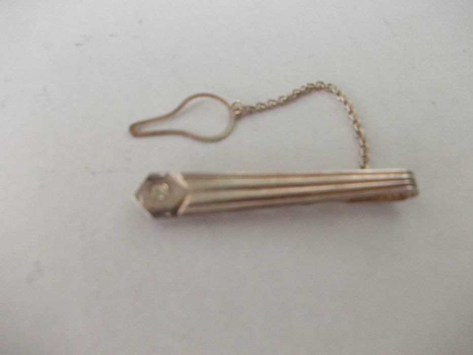 Ac de cravata vechi din argint 2