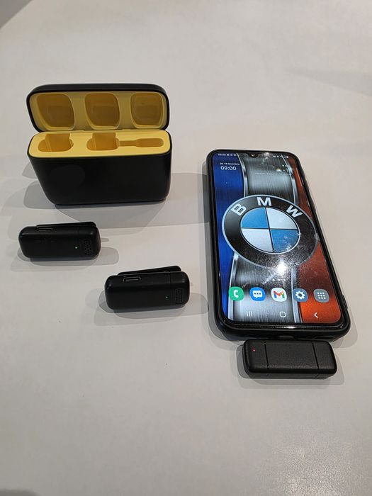 Set microfoane lavaliere cu mufa USB-C