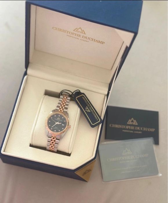 Ceas Christophe Duchamp cu diamante  nou