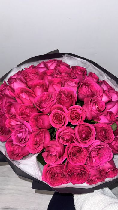 51 шт розы свежые розы