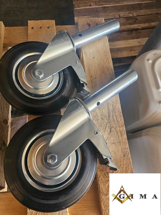 Нови въртящи колела за скеле със спирачка