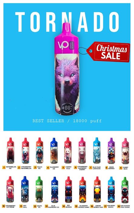 Vape Tornado 18000 pufuri USB C