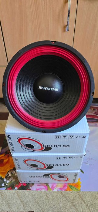 vând 4 Difuzoare bas-medii JB Systems SP-10 inci/25 cm/8 ohmi - 150Wați Reali