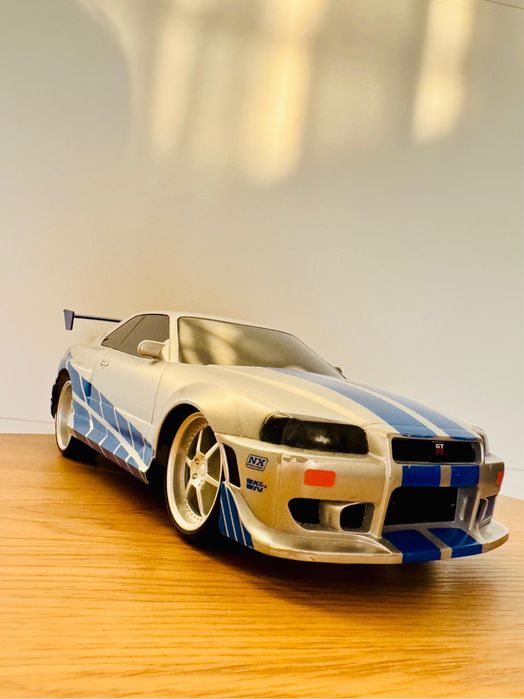 Кола с дистанционно, Jada, Fast And Furious, Nissan Skyline GTR