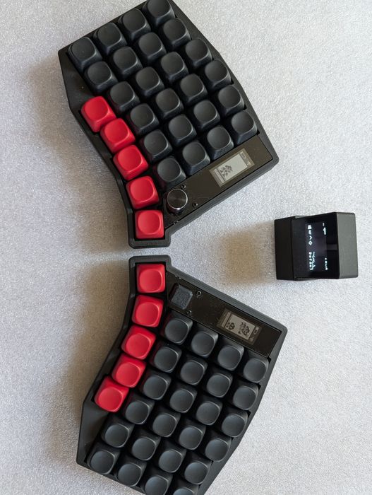 Ергономична Split клавиатура Sofle (ZMK) – Безжична + USB Dongle (BIOS поддръжка)