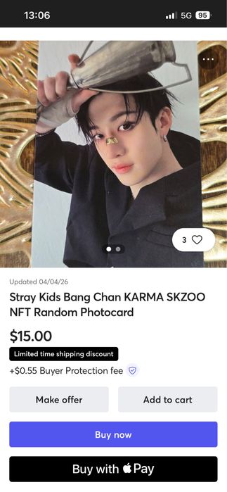 Bang Chan - Stray kids - official photocards