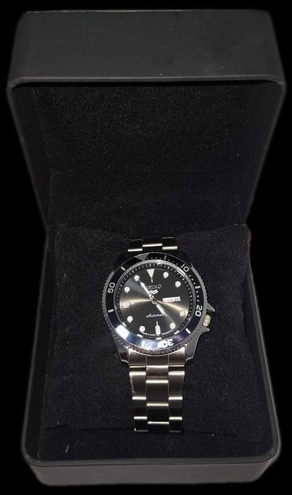 Seiko 5 bărbați negru