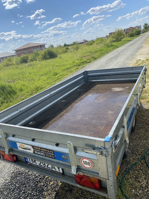 Remorca Faro Magicus 300x150x30cm 750kg 2 axe cat B