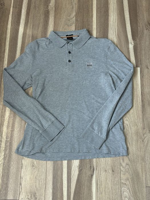Boss блуза с яка /Slim fit /XL отговаря на М