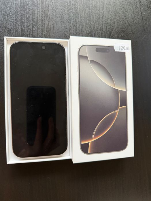 iPhone 16 pro, Natural Titanium, 256 GB