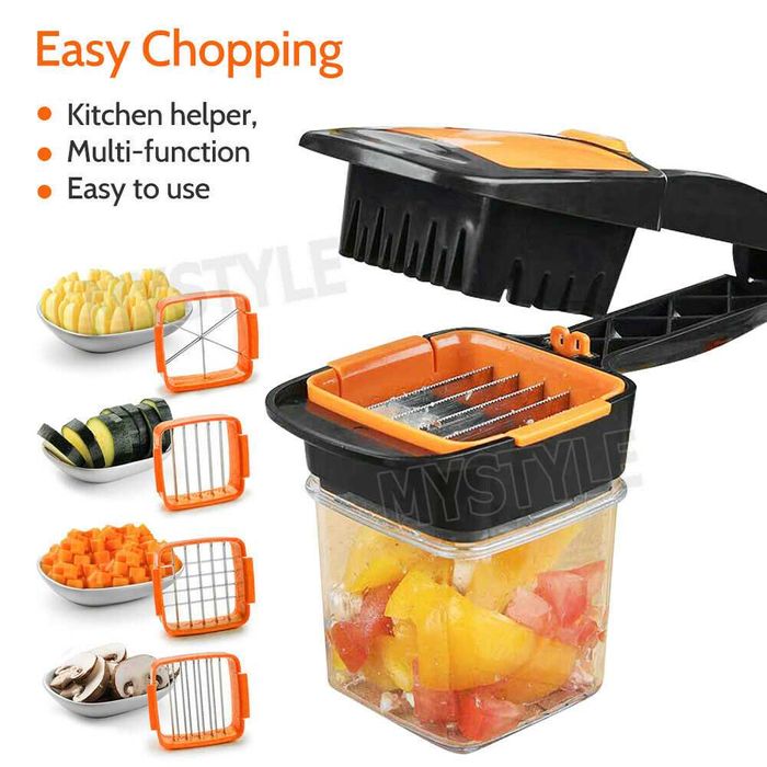 5 în 1 Dispozitiv de sectionare rapida fructe si legume. Nou ambalat