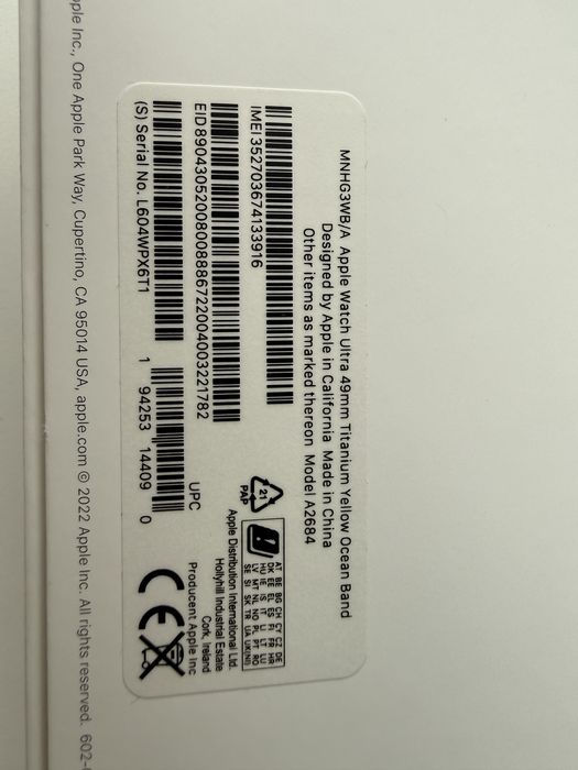 Apple watch ulta 1 49 mm