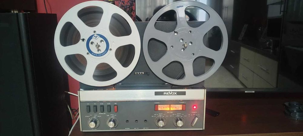 revox a77  mixer microfon casete audio