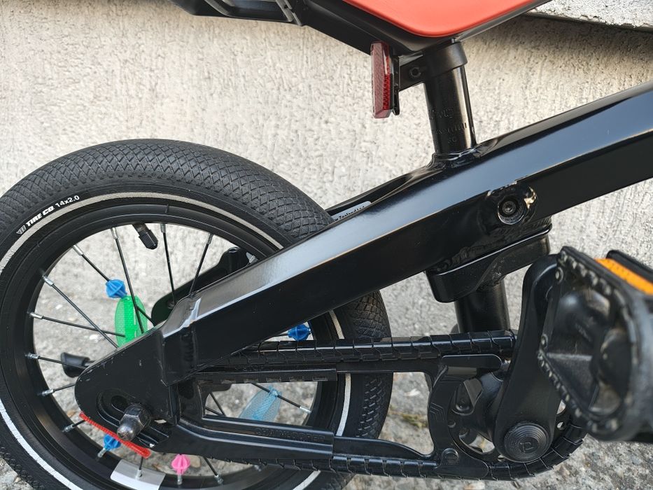 Bicicletă copii BMW Kidsbike 14 Zoll  2 in 1 negru