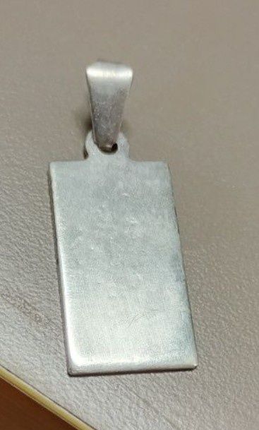 Medalion argint negravat