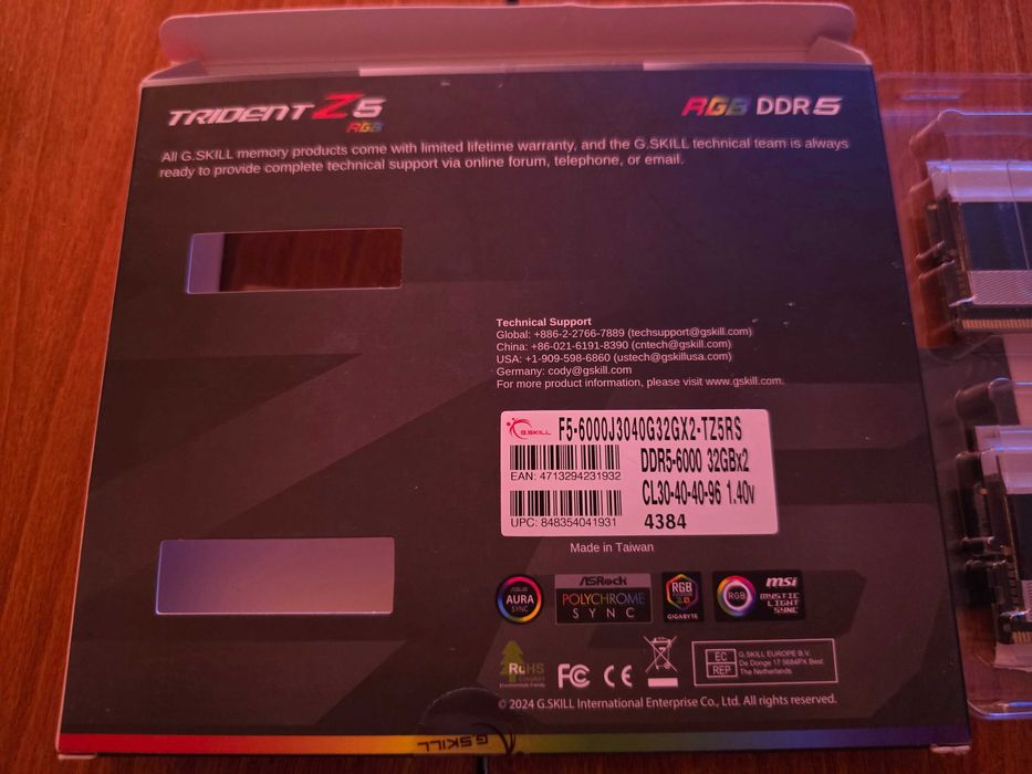 G.Skills Trident Z5 RGB 64 GB DDR5-6000