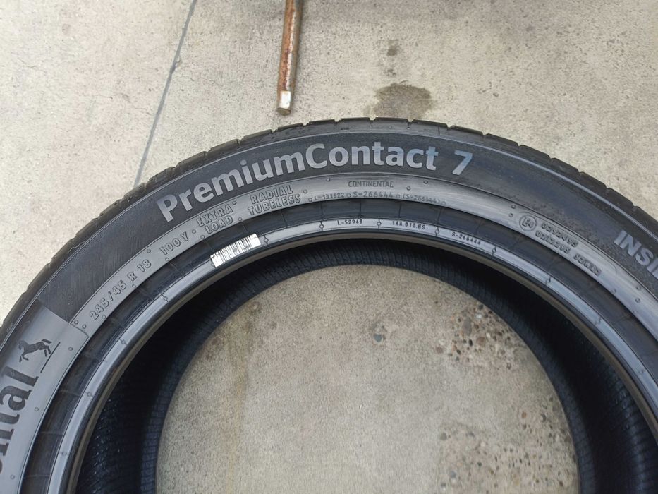 Set 4 anvelope vara 245 45 18 cu 275 40 18 Continental PremiumContact 7 dot 2724