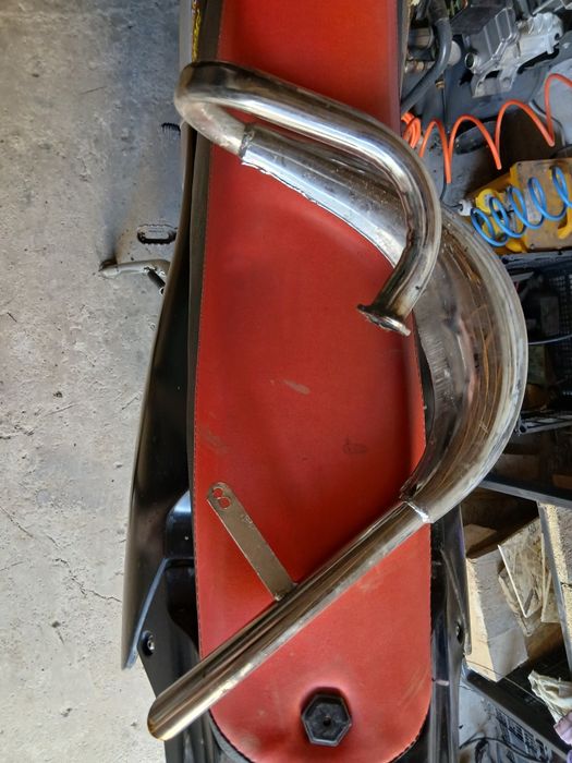 Vand toba "saxofon" bicicleta cu motor