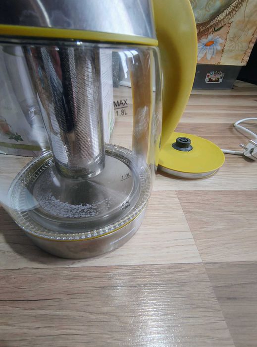 Cana fierbator inox 2200W filtru ceai