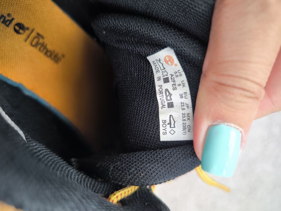 Ghete baiat Timberland piele naturala 38